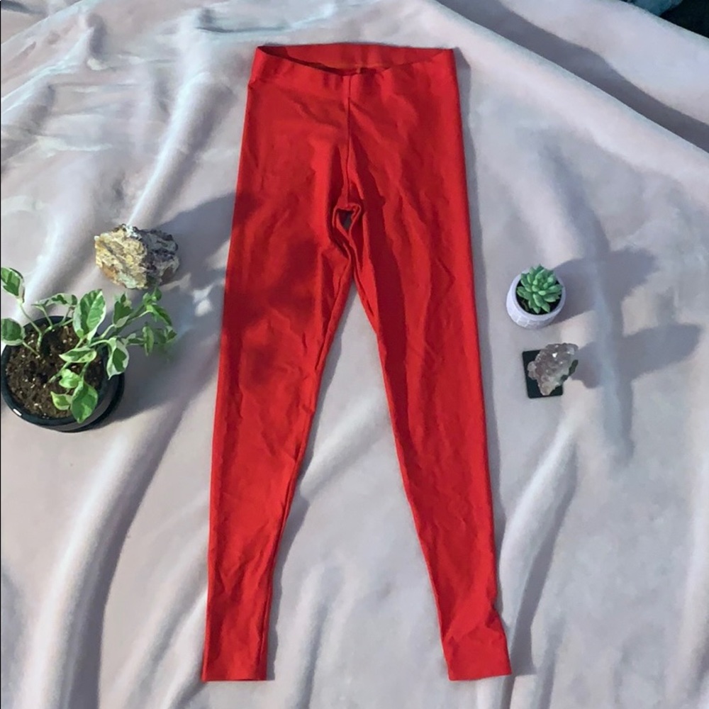 Bright Red BlackMilk Leggings